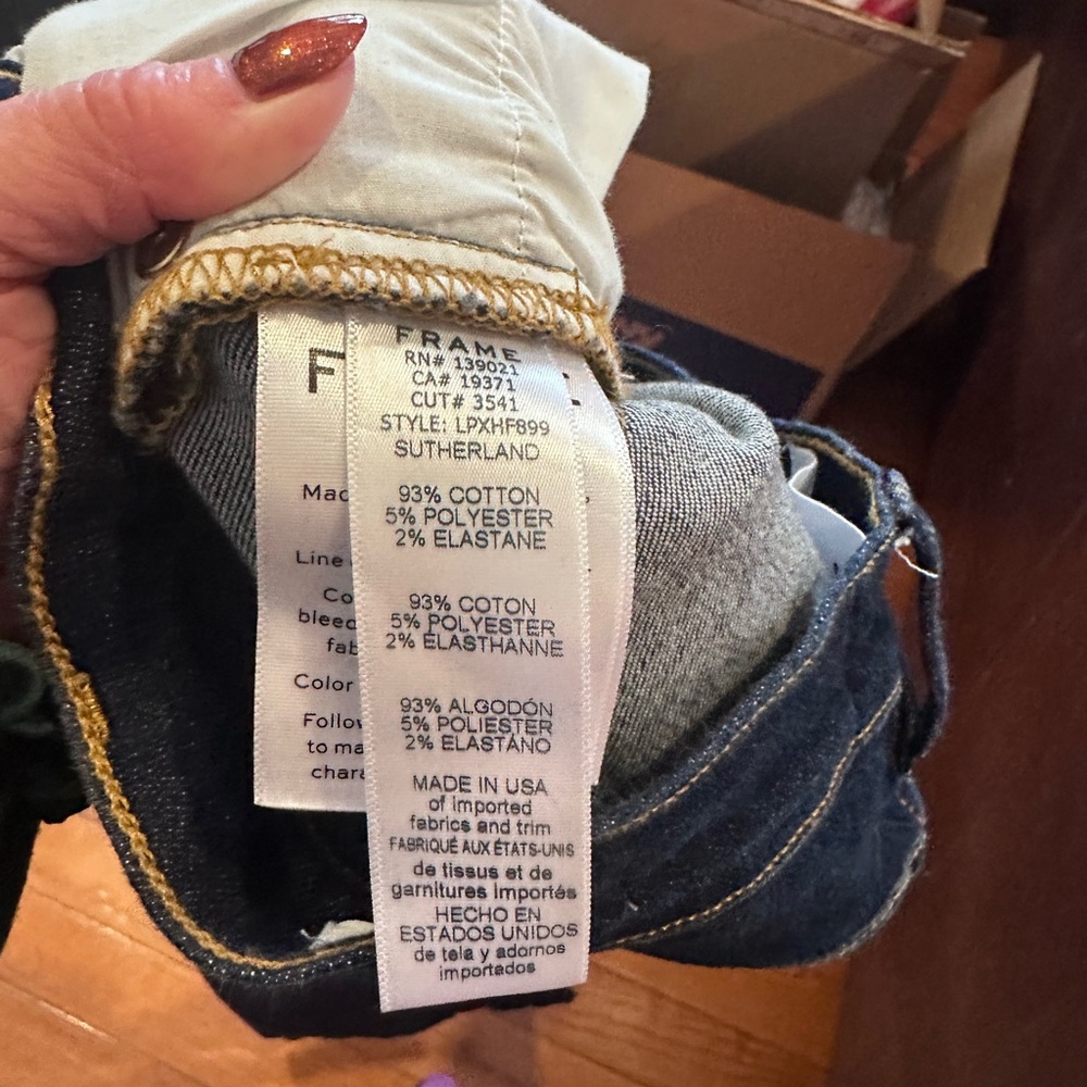 Frame Denim Le Pixie High Flare Jeans - Shortened for 5’2 - Picture 5 of 5